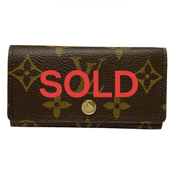 LOUIS VUITTON Multicles 4 Monogram - Key Case Monogram Canvas 163-070225 - Picture 1 of 10